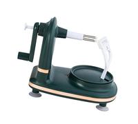 TARSHYRY Éplucheur de Pommes Manuel avec Conception Rotative en Acier Inoxydable pour Fruits et Agrumes, Comprend 2 Têtes de Supplémentaires, Outil de Préparation de Cuisine Compact pour Trancher