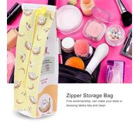 TARSHYRY Étui à Crayon, Boîte à Crayon Carton de Lait Sac de Cosmétique PU Grande capacité Boîtier Rangement Sac Marker Plaquer (Yellow)