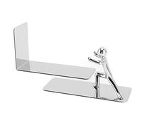 TARSHYRY Fin de Livre, Métal Serre Kung Fu Man Design Stopper Durable Rustproofproof Metal High Stability Ends for Shelves Home Office Library Biblics Décoratifs