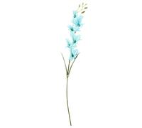 TARSHYRY Fleur Artificielle Cymbidium à Tige Unique, Décoration de Mariage élégante et Réaliste, Fausse Fleur pour Décoration D'intérieur, Vase, Pièce Maîtresse, 1 Pièce en Tissu et