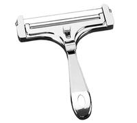 TARSHYRY Fromage Professionnel en Acier Inoxydable avec épaisseur de Fil Réglable pour Mozzarella, Cheddar et Fromages à Pâte Molle, Outil de de Fromage en Métal Durable avec Poignée (argent mat)