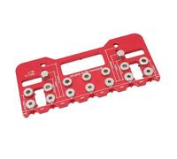 TARSHYRY Gabarit de Montage de Matériel D'armoire, Guide de Perçage, Outil D'installation de Poignée de Gabarit, Bagues de Perçage et Embouts pour Charnière, étagère, Porte