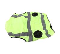 TARSHYRY Gilet de Refroidissement pour Les Vêtements d'été avec des Bandes Réfléchissantes et Un Ventilateur 5V intégré pour Les Activités de Plein Air (Vert Fluorescent #14)