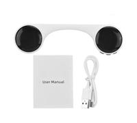 TARSHYRY Haut-parleur de Sommeil à Conduction Osseuse sans Fil Bluetooth 5.4, Machine à Bruit Blanc Portable Sous L'oreiller pour Dormeurs Latéraux, Mini Boîte à Musique de Voyage avec 8 (WHITE)
