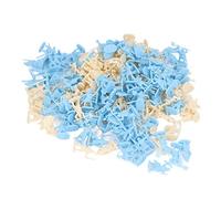 TARSHYRY Jouet Squelettique, Réaliste de l'armée Médiévale Jaune et Bleue Réaliste Figure 200pcs Plastique Léger avec 100 Soldats Jaunes et 100 Soldats Squelettes pour Enfants de Plus de 3 Ans