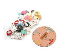 TARSHYRY Kit d'apprentissage du Cycle de Vie du Web Alimentaire, Ensemble Scientifique Préscolaire avec Figurines d'animaux pour Enfants, Jouets éducatifs STEM avec Feutre, Activités