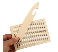 TARSHYRY Kit de 2 Métiers à Tisser, Métiers à Tisser en Bois avec Surface Brillante pour Bracelet, Sac, Ceinture, Appareil Photo, Artisanat D'art pour Enfants Débutants