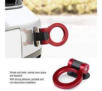 TARSHYRY Kit de Crochet de Remorquage de Voiture, Crochet de Remorquage de Voiture 108 Cm/3,93,15 Pouces, de de Course en Plastique ABS Universel (rouge)