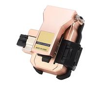 TARSHYRY Kit D'outils de Couperet de Fibre, Couteau de Coupe de Câble Optique FTTH, Dos Automatique avec Boîte à Déchets, Fente de Serrage 3 en 1, Kit D'outils de Couperet de Fibre en or