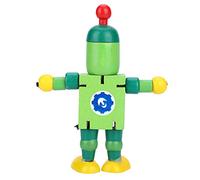 TARSHYRY Kits de Construction en Bois pour Enfants, Jouet Astrobot Jouet Robot en Bois avec Son Kit de Construction de Robot de Conception Flexible pour Les Garçons et Les Filles (Green)