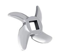 TARSHYRY Lame de Hachoir en Acier Inoxydable, Couteau de Rechange pour Hachoir à Viande, fabriqué en Matériau de qualité Supérieure, Hachez sans Effort la Viande, les Fruits et les (vingt-deux#)