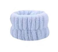 TARSHYRY Lavage du Visage Fonde à Eau Forte Flanelle Bandon de Serviette à la Peau Respirante Sport de Yoga (BLUE)