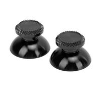 TARSHYRY Lot de 2 Bâtons Analogiques de Rechange en Aluminium pour Console de Jeu Portable, Kit de Mise à Niveau de Joysticks en Métal pour Contrôleurs de Jeu et Légers (BLACK)