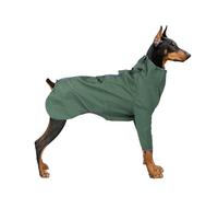 TARSHYRY Mabinement de Pluie pour Chiens, Chien de Pluie Veste en Manteau de Deux Jambes avec Un Harnais Ouvrant Une Bande de Réfléchissante Veste de étanche. (XX Grand)