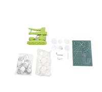 TARSHYRY Machine à Fabriquer des Boutons, Kit de Broches Rondes de 58mm avec 100 Composants de Boutons, pour la Fabrication de Badges, Porte-clés, Ouvre-bouteilles