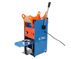 TARSHYRY Machine à Sceller les Tasses, Haute efficacité, Forte scellabilité, Scelleuse électrique pour Tasses de 75 Mm, 90 Mm, 95 de Diamètre, 190 de Hauteur, au Lait, thé, (Prise UE 220V)