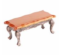 TARSHYRY Meubles Miniatures, Table de Poupée 1:12 Table Basse Simulée Miniature Mini Modèle de Mobilier Accessoire avec Une de Poupée de Fabrication Exquise pour la Maison de Accessoires de Cuisine