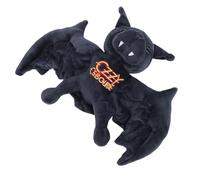 TARSHYRY Mignon Animal en Peluche Chauve-Souris Noire avec Détails Dorés, Créature de Collection Douce pour Les Amateurs de Musique et de Décoration, Idéal pour Les Fans de Style Rock et Gothique