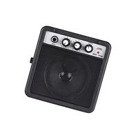 TARSHYRY Mini Amplificateur de Guitare 5 W avec Entrées 3,5 Mm et 6,35 Mm, Sortie 1/4 Pouce, Réglage du Volume et de la tonalité, Overdrive, Portable et Léger, pour Une Utilisation en (Black)