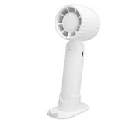 TARSHYRY Mini Ventilateur Portable Rechargeable par USB à 3 Vitesses pour Extensions de Cils et Manucures (WHITE)