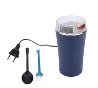 TARSHYRY Moulin à café électrique, Lames en Acier Inoxydable, Moteur à Commande Unique, capacité de 250 Ml, Couvercle Transparent, Cuillère et Goupillon Inclus pour la cuisine. (Prise UE)