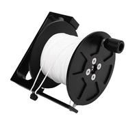 TARSHYRY Moulinet de Plongée Portable à Double Tête avec Crochet, en Acier Inoxydable et Alliage D'aluminium, pour Exploration de Grottes et Plongée en Apnée, 90 Mm (160m / 524.9ft)