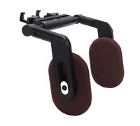 TARSHYRY Oreiller D'appui-tête de Voiture, Oreiller de Soutien Réglable en 3 Points avec Tissu de Soie Glacée Rafraîchissant pour Véhicules, de Voyage pour Voitures avec Tiges