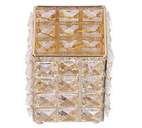 TARSHYRY Organisateur de Cosmétiques de Style Européen, Tasse de Rangement de Maquillage pour Salle de Bain, Chambre à Coucher et Décoration de Bureau (Gold)