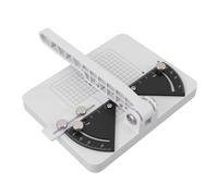 TARSHYRY Outil de D'angle, onglet à Angle Réglable, Station de D'angle Manuelle, avec Outil de Manuel, Angles Réglables de 0° à 45°, Guide Blanc pour le Réglage de la Longueur