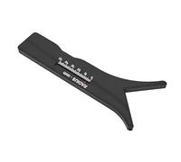 TARSHYRY Outil de Mesure de Rayon à Coulisse, Gabarit Coulissant Multifonctionnel pour une Mesure Précise du Rayon jusqu'à 100 Mm, avec Conception Portable en Plastique ABS