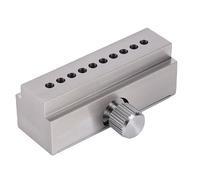 TARSHYRY Outil de Serrage D'alésage de Roue Dentée de Montre Outil de Serrage de Pince de Montre 10 Ouvertures de 0,4 Mm à 2,0 Mm avec Acier Inoxydable pour Les Engrenages des Heures,