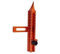 TARSHYRY Outil de Traçage Magnétique à 4 Côtés pour la Menuiserie, la Fabrication de Meubles, la Construction, le Travail du Bois, la Règle de Nivellement avec Base Magnétique pour le