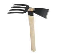 TARSHYRY Petite Houe à Huit avec Une Poignée en Bois Courte Outil Hoe Hoe Garden Idéal pour Le Désherbage ou Le Sol Desserrant la Construction en Bois et en Acier (Type C)