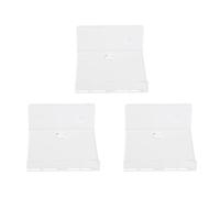 TARSHYRY Petites étagères Flottantes 3 Pièces, Mini étagère de Rangement Murale en Acrylique avec Adhésif, pour Caméra Photo de Plante (Transparente)