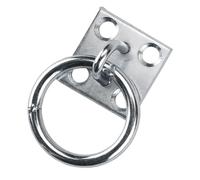 TARSHYRY Plaque D'anneau d'attache pour Cheval, Fourniture de Stalle en Placage Ni avec Structure Robuste pour Un Toilettage de Bain sécurisé