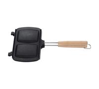 TARSHYRY Poêle à Frire Antiadhésive Double Face pour Sandwichs, Gril Panini Portable avec Poignées Amovibles