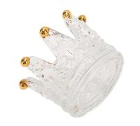 TARSHYRY Porte-éponge de Maquillage, Design Couronne, Mélangeur en Verre, Bouffantes D'œufs, Support de Séchage, Cadre pour Rangement sur Comptoir de Salle de Bain à Domicile