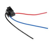 TARSHYRY Prises de Faisceau de Câbles, Adaptateur de Douille d'ampoule 12,5 Cm, Connecteur de Réparation de Lampe en PVC H4, Connecteur de Faisceau de Câblage de Phare à 3 Broches pour éclairage de