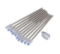 TARSHYRY Recharge de Stylo Style D1, Paquet de 10, Remplacement de Stylo à Bille à Base d'huile à Pointe Fine de 0,5 Mm avec Pointe en Métal pour Stylets et à écran Tactile