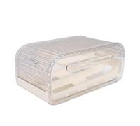 TARSHYRY Récipient à œufs Boîte de Rangement pour œufs Porte- pour Réfrigérateur 12-22 avec Conception à Roulement Automatique Empilable en Plastique Transparent PET PP de qualité (Transparente)