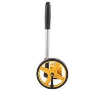 TARSHYRY Roue de Mesure du Compteur, Alliage d'aluminium de Mesure du Décalage des Roues, de en Plastique TPR avec un Cadran Mécanique Qui Compte vers l'avant et Soustrait en Roulage Inverse