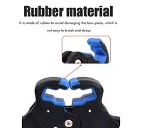 TARSHYRY Support d'arc de Tir à l'arc Pliable Portable, Support en Caoutchouc pour la Chasse en Plein Air et la Pratique de la Cible, Léger et de Membre d' (Blue #60)