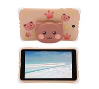 TARSHYRY Tablette pour Enfants, écran HD de 11 Pouces avec étui de Protection Robuste et Support, Mémoire ROM Extensible de 128 Go pour L'apprentissage des Enfants, avec Contrôle Parental (Brown)