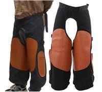 TARSHYRY Tablier de Maréchal-ferrant équin, Toile Réglable Résistante à l'usure avec Revêtement en Cuir Fendu PU, pour Un Toilettage Stable des Chevaux et des Fournitures de Protection