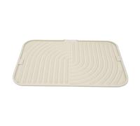 TARSHYRY Tapis de Séchage de Vaisselle en Silicone, Conception de Drainage incliné, Silicone de qualité Alimentaire Antidérapant, avec Texturée à Séchage Rapide, pour égouttoir à Vaisselle (GREEN)