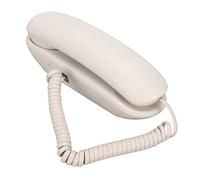TARSHYRY Téléphone Filaire Mural avec Gros Boutons, Téléphone Fixe Rétro pour Bureau à Domicile ou Hôtel, Fonction de Recomposition et de Sourdine, Noir (White)