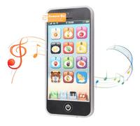 TARSHYRY Téléphone Portable Jouet Rechargeable pour Enfants avec écran Tactile, Lumières et Musique, Jouet d'apprentissage éducatif pour Les Tout-Petits et Les Bébés, Idée de Cadeau de Noël