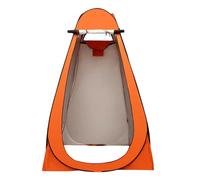 TARSHYRY Tente de Douche Pop-up Automatique, Tente à Langer Instantanée, de Douche Portable, Dressing Spacieux, pour Camping, Randonnée, Plage (Orange)