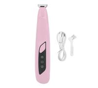 TARSHYRY Tondeuse électrique pour Chien et Chat, avec Lumière LED, Rechargeable, pour Toilettage des Pieds, Poils de Petite Surface, Batterie en Plastique Li 500mAh (Rosâtre)