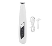 TARSHYRY Tondeuse électrique pour Chien et Chat, avec Lumière LED, Rechargeable, pour Toilettage des Pieds, Poils de Petite Surface, Batterie en Plastique Li 500mAh (WHITE)
